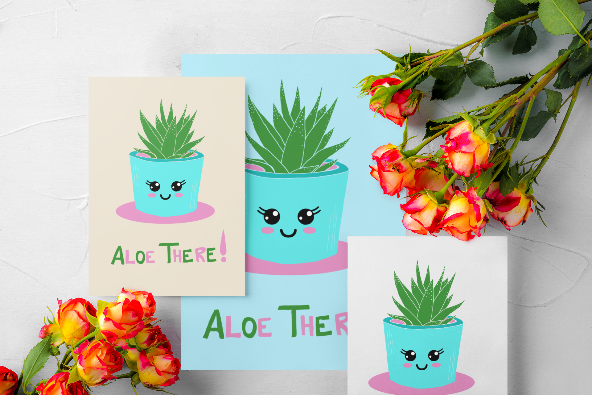 Printable greeting card in A5, A6, Half Letter, and 5x7 sizes