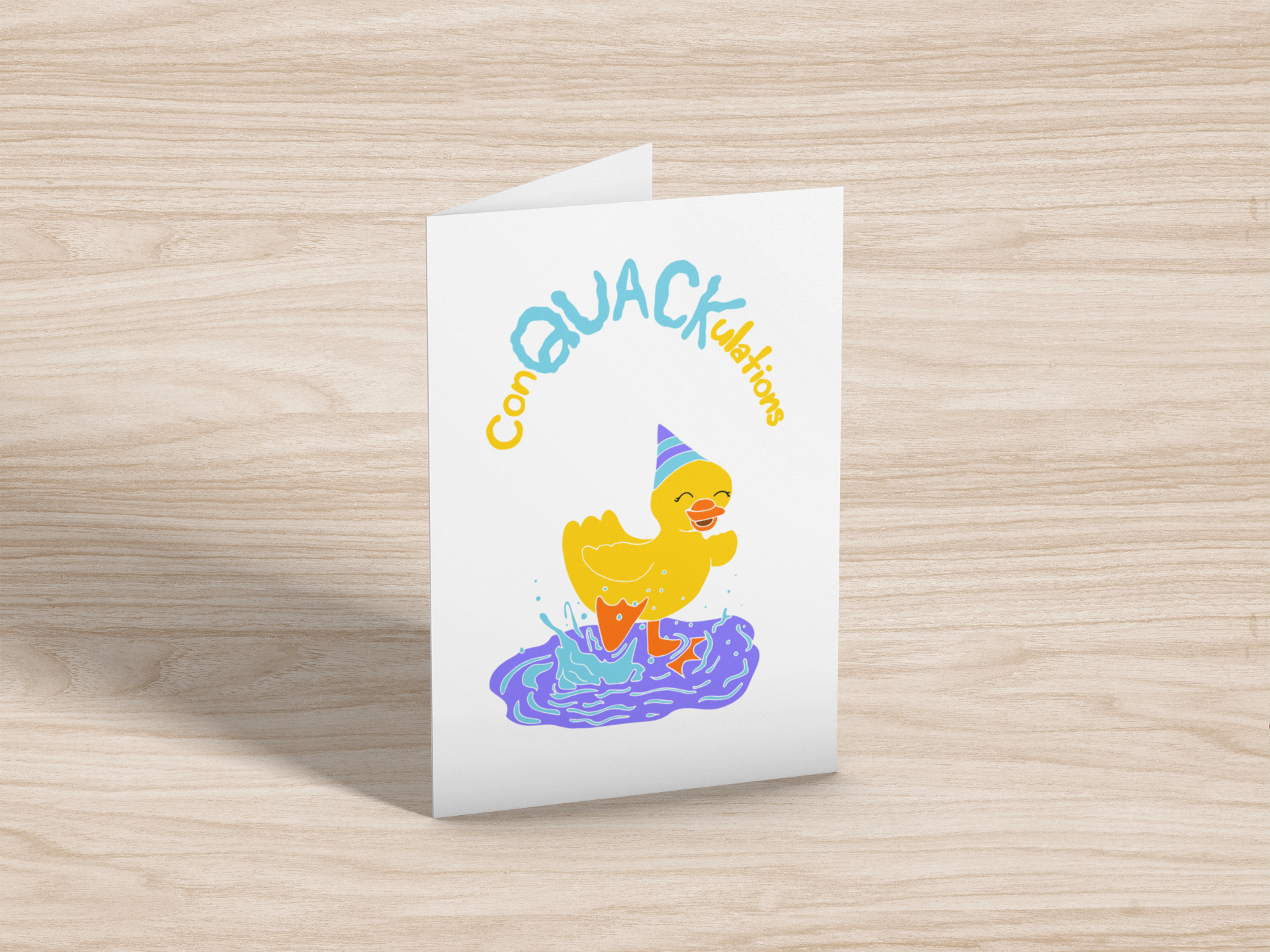 ConQUACKulations Mockup 1