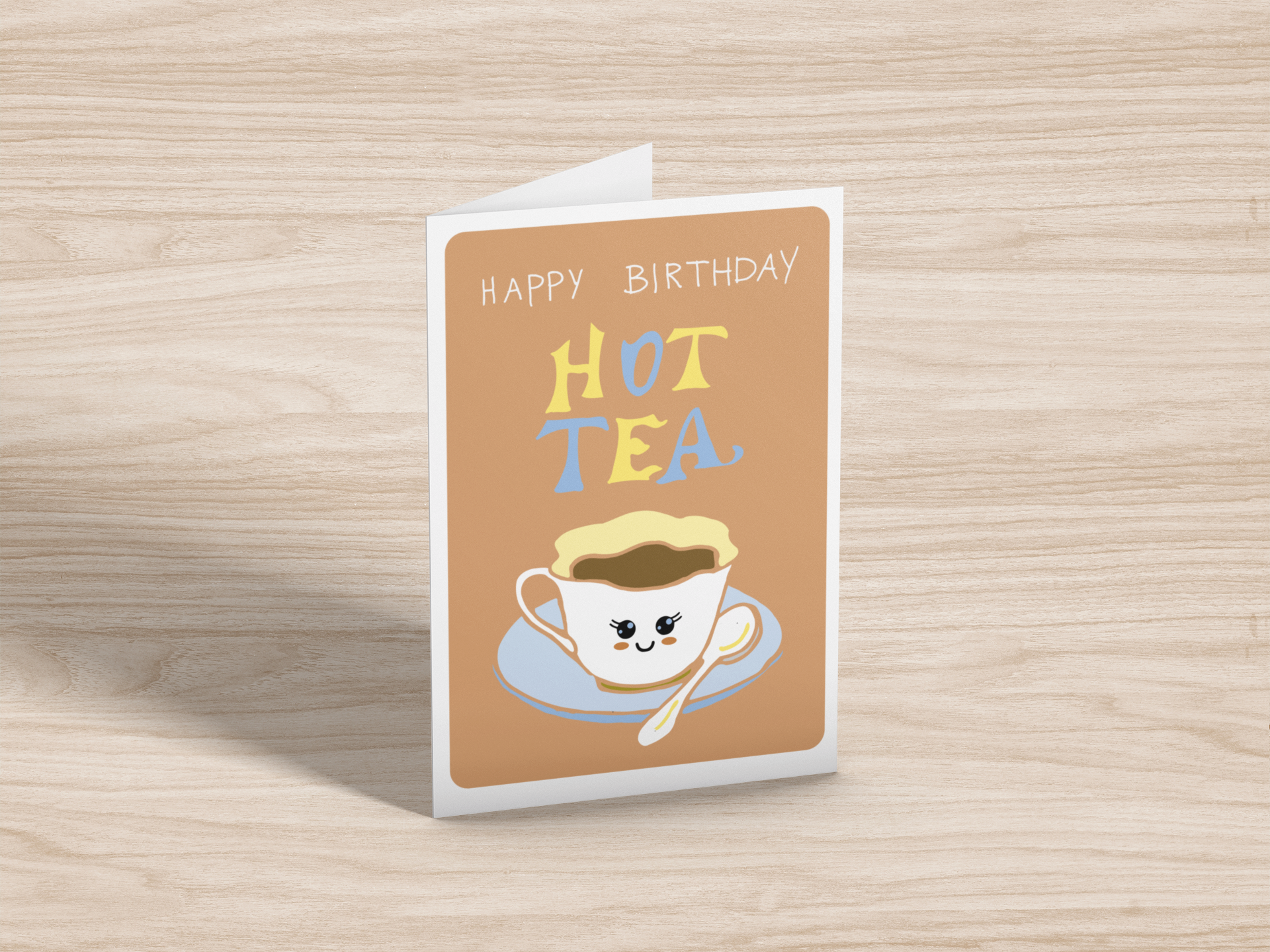 Happy Birthday Hot Tea Mockup 1