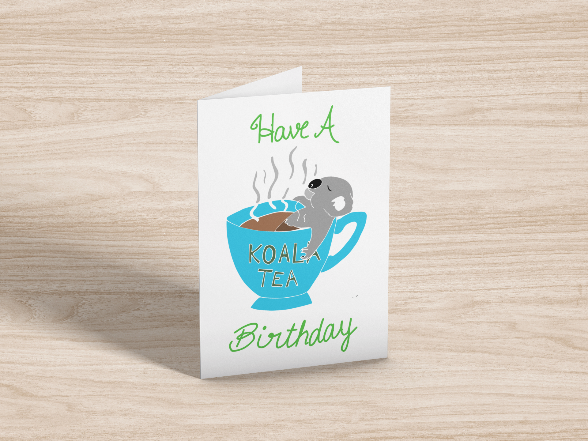 Have a Koala Tea Birthday Mockup 1