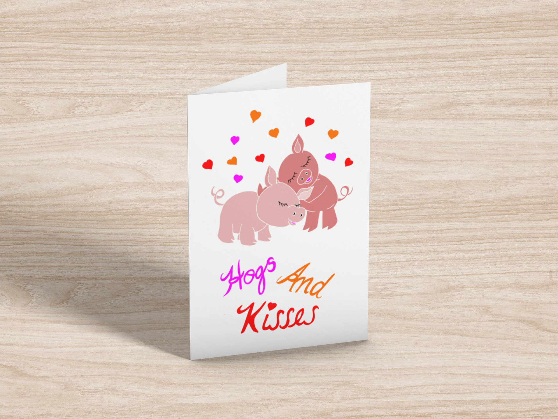 Hogs and Kisses Mockup 1
