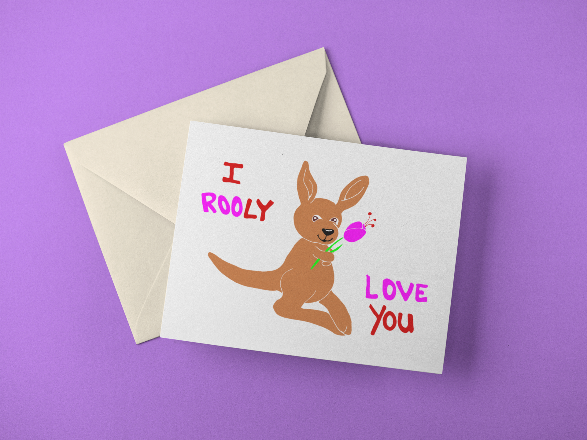 I Rooly Love You Mockup 1