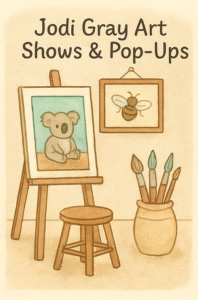 Jodi Gray art shows and pop ups