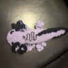medium axolotl lavender with black