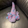 medium axolotl pasel purple and fairy floss mix
